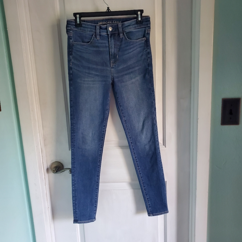American Eagle Jeans High Rise Jegging - Picture 1 of 2